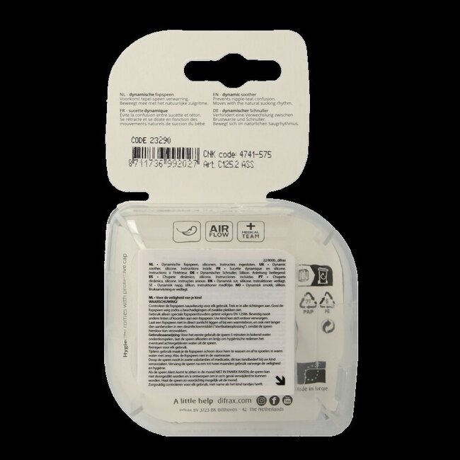 Lovi fopspeen harmony 3+ maanden assorti 1 Stuks