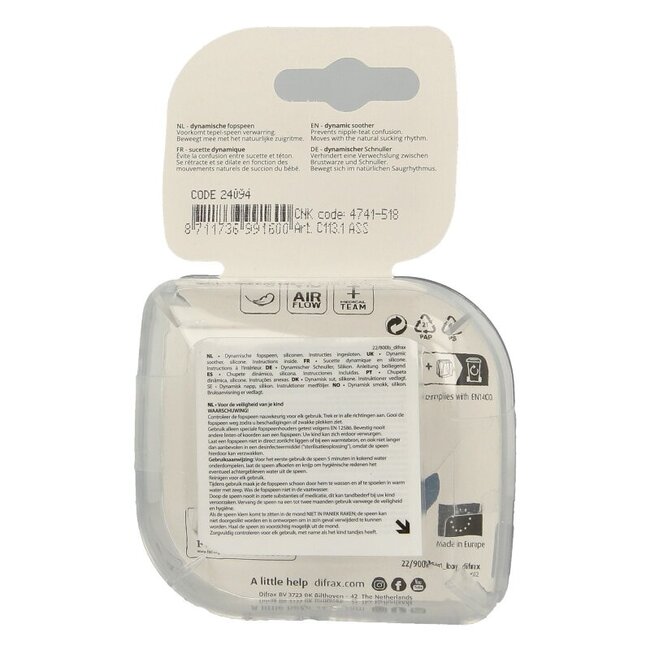 Sucette Lovi nouveau-né assortie 1 pièce