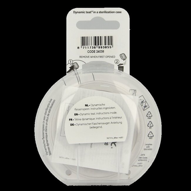 Tétine Lovi Mammafeel débit rapide 9+ mois - 1 pièce