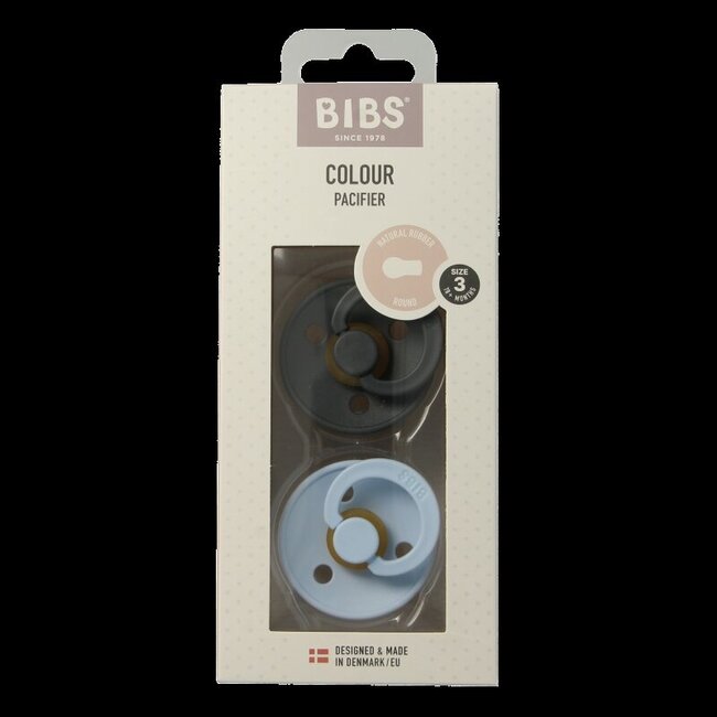 Fopspeen maat 3 baby blue 2 Stuks