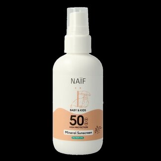 Naif Zon baby & kids spray parfumvrij SPF50 100 Milliliter