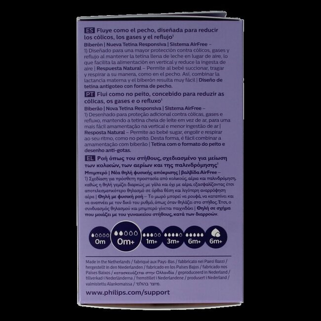 Biberon Natural AirFree 125 ml