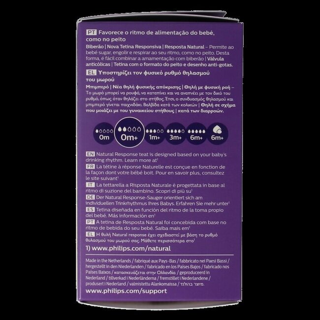 Natural voedingsfles 125 Milliliter