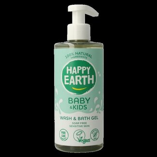 Happy Earth Gel lavant et bain sans savon bébé & enfants 300 ml
