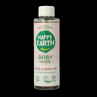 Happy Earth Huile visage et corps pour bébé et enfant 150 ml
