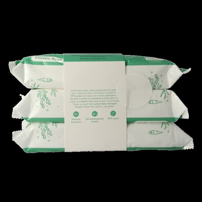 Lingettes sans plastique pour bébés et enfants, lot de 3