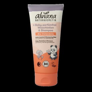 Alviana Baby waslotion en shampoo 200 Milliliter