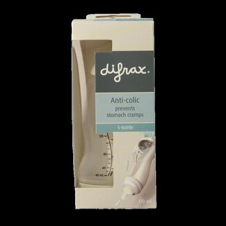Difrax S-Fles natural creme 170ml 1 Stuks