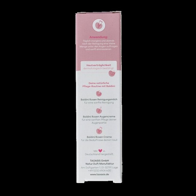 Oogcreme regenererend rose demeter 15 Milliliter