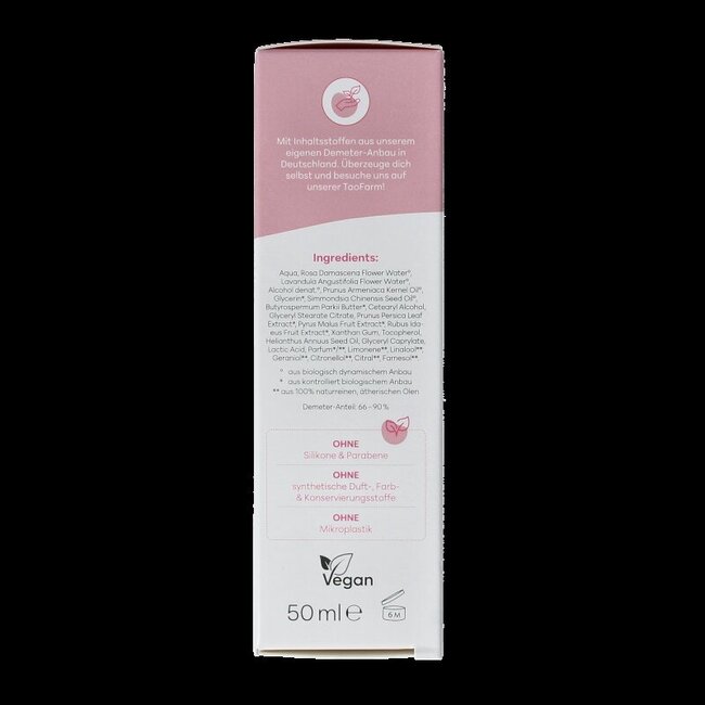 Lichte creme hydraterend rose demeter 50 Milliliter