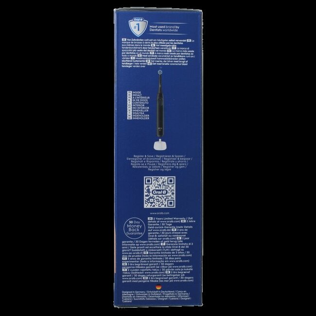 Elektrische tandenborstel IO2 Black 1 Stuks