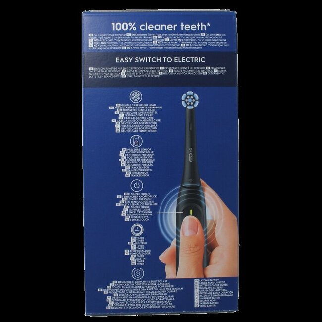 Elektrische tandenborstel IO2 Black 1 Stuks