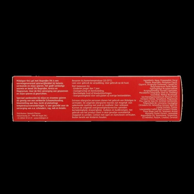 4 in 1 gel + 5% ibuprofen 100 Gram