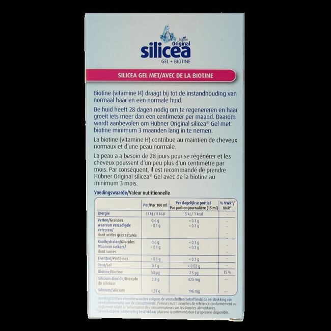 Silicea silicium gel + biotine 500 Milliliter