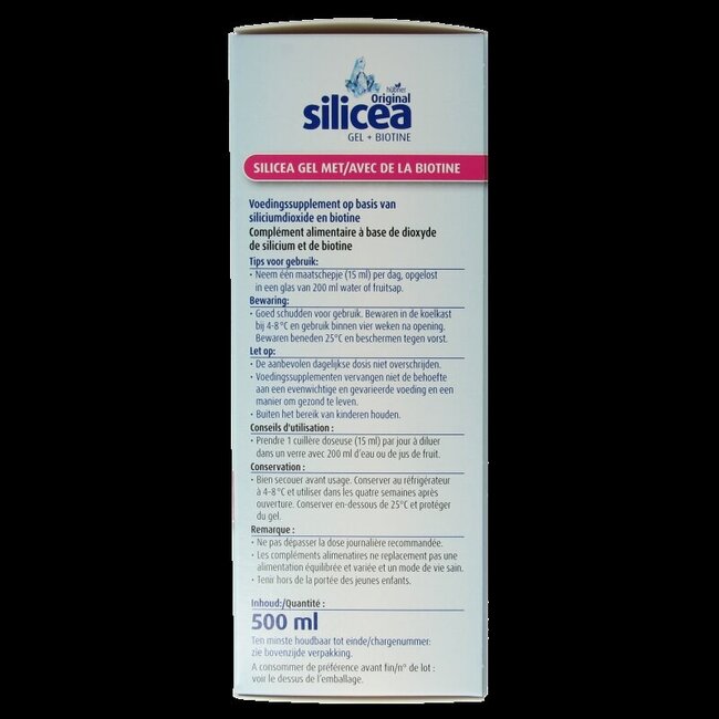 Silicea gel de silicium + biotine 500 ml