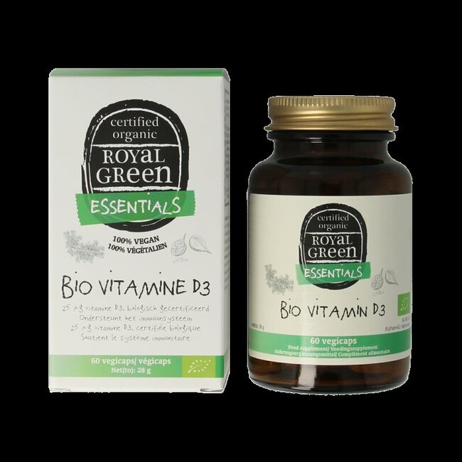Vitamine D3 bio 60 gélules végétales