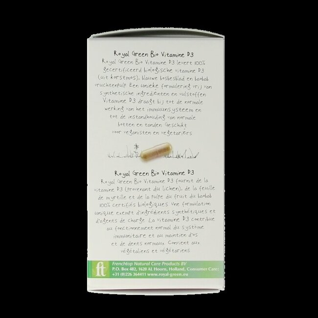 Vitamine D3 bio 60 gélules végétales