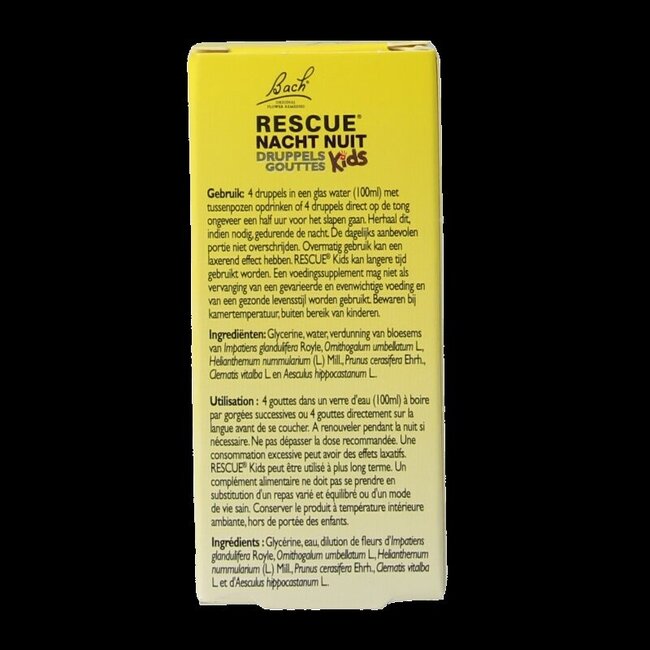 Rescue Kids Nuit gouttes 10 ml
