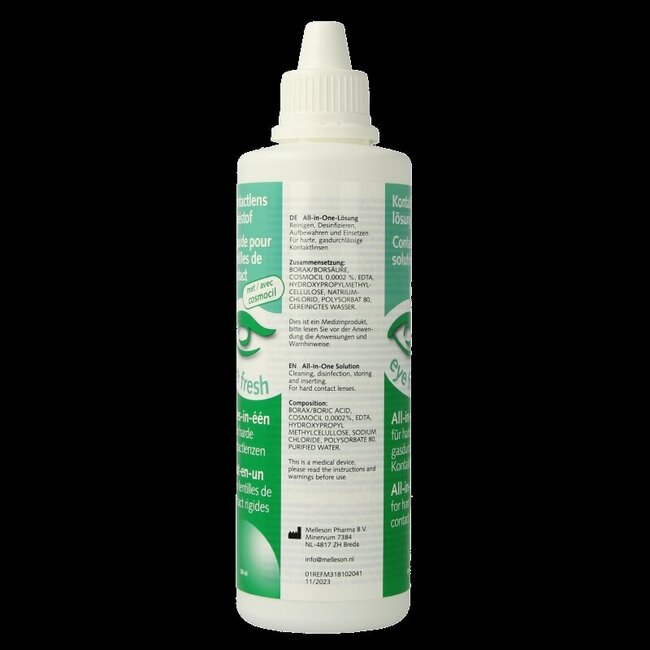 Solution tout-en-un pour lentilles rigides 200 ml