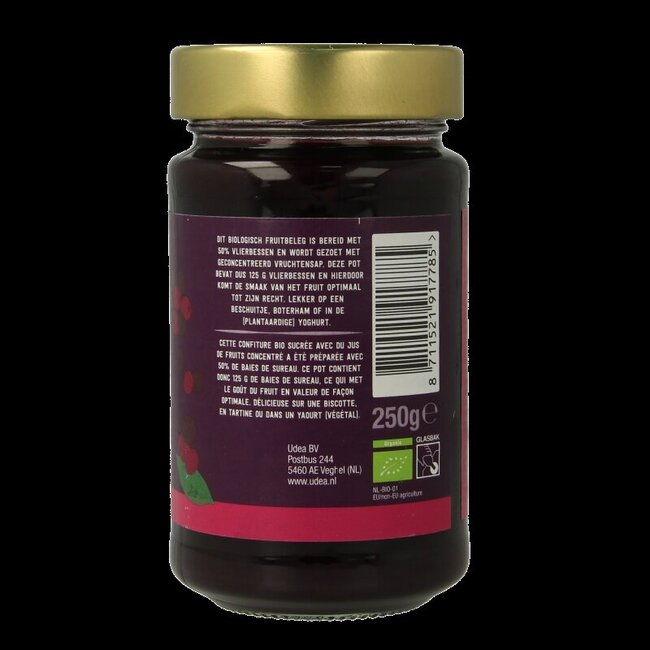 Fruit beleg vlierbes bio 250 Gram