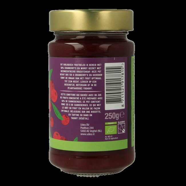 Fruit beleg cranberry bio 250 Gram