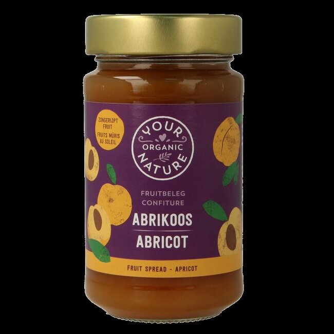 Fruit beleg abrikoos bio 250 Gram