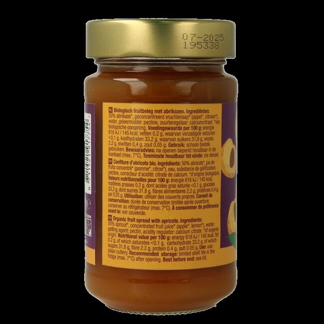 Préparation de fruits à l'abricot bio 250 g