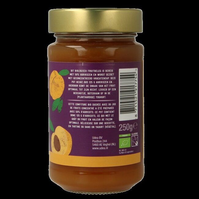 Préparation de fruits à l'abricot bio 250 g