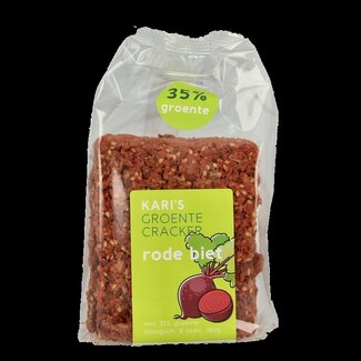 Kari's Crackers Groentecracker rode biet bio 180 Gram