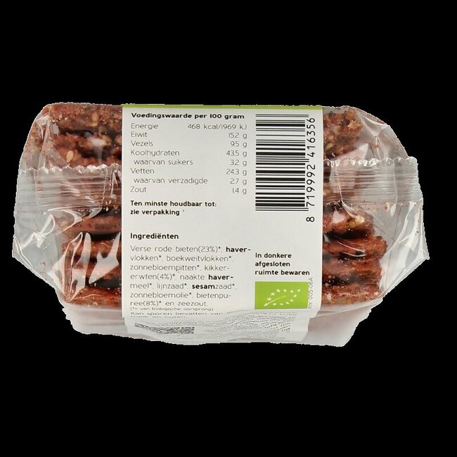 Groentecracker rode biet bio 180 Gram