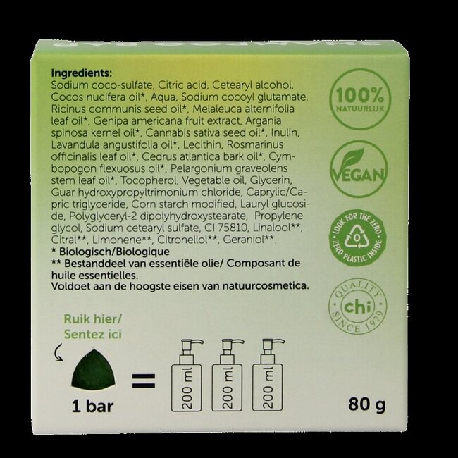Tea tree shampoo bar 80 Gram