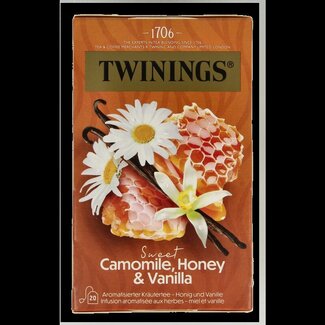 Twinings Kamille honing vanille 20 Zakjes