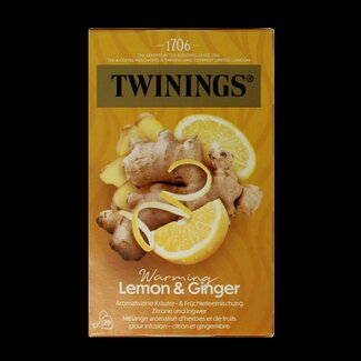 Twinings Citroen gember 20 Zakjes