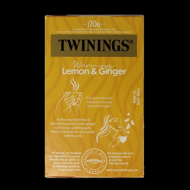 Citron Gingembre 20 Sachets
