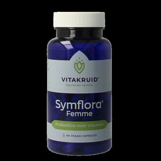 Vitakruid Symflora Femme Probiotica voor vrouwen 90 Vegetarische capsules
