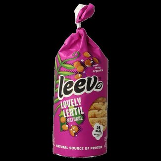Leev Galettes de lentilles Lovely nature bio 100 g
