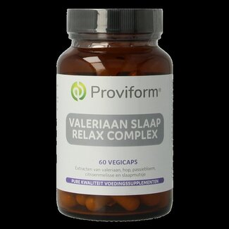 Proviform Valeriaan slaap relax complex 60 Vegetarische capsules