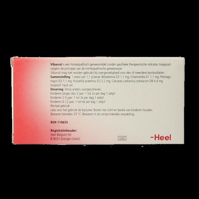 Viburcol 12 Zetpillen