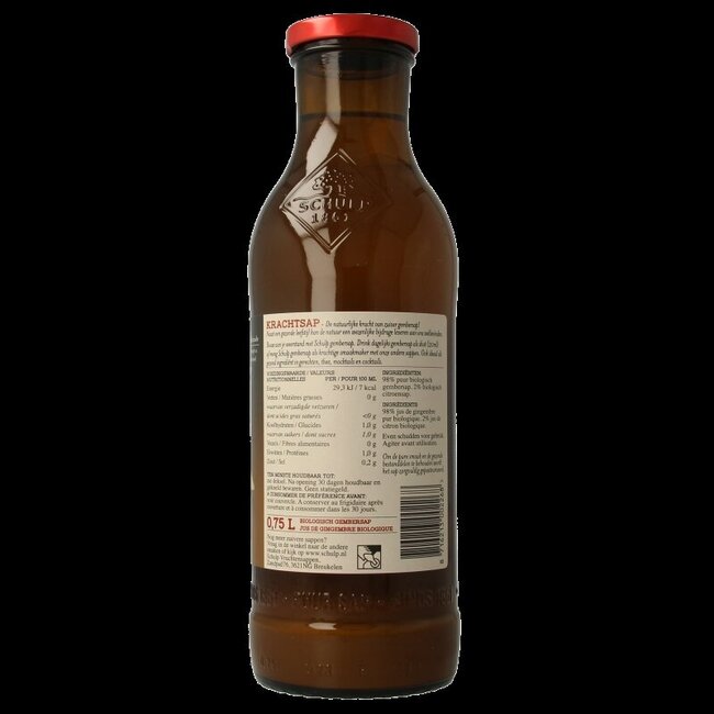 Jus de gingembre pur bio Krachtsap 750 ml