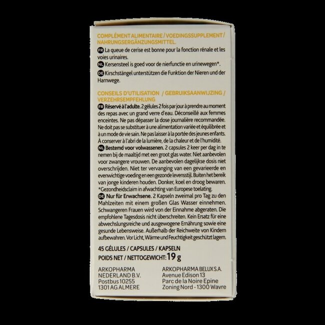 Kersensteel 45 Capsules