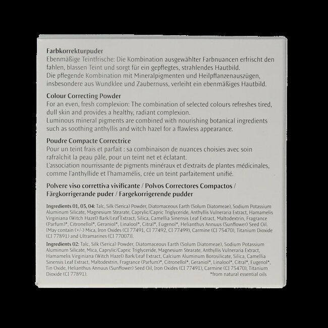 Poudre correctrice de couleur 01 activatrice 8 grammes