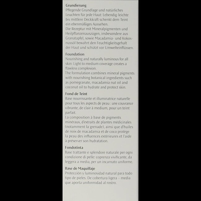 Fond de teint 01 macadamia 30 ml