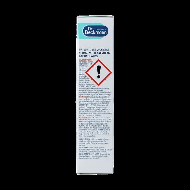 Blanchisseur de rideaux 40 g 3 sachets