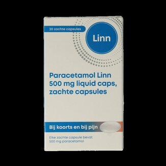 Linn Paracetamol 500mg liquid caps 20 Capsules