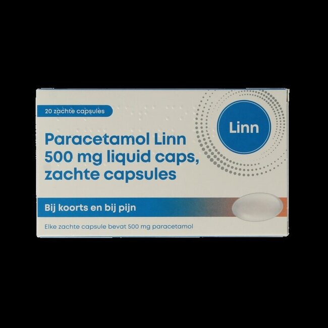 Paracetamol 500mg liquid caps 20 Capsules