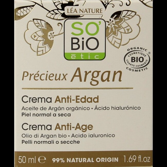 Crème de jour anti-âge à l'argan 50 ml