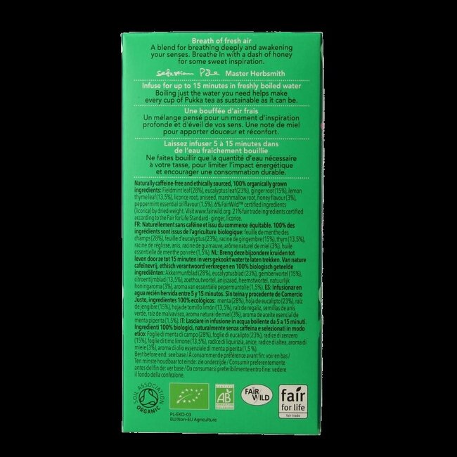 Breathe in bio 20 sachets