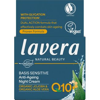 Lavera Basis Sensitive Q10 night cream 50 Milliliter
