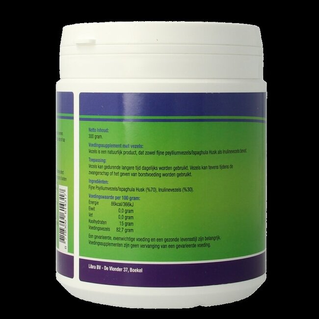 Vezels naturel psylliumvezels en inulinevezels 300 Gram