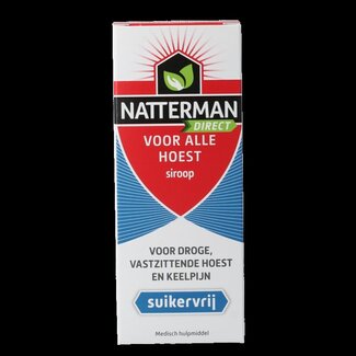 Natterman Sirop contre tous types de toux sans sucre 120 ml
